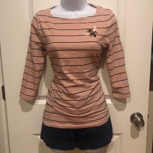 Sequin Bumble Bee 3/4 Shirt